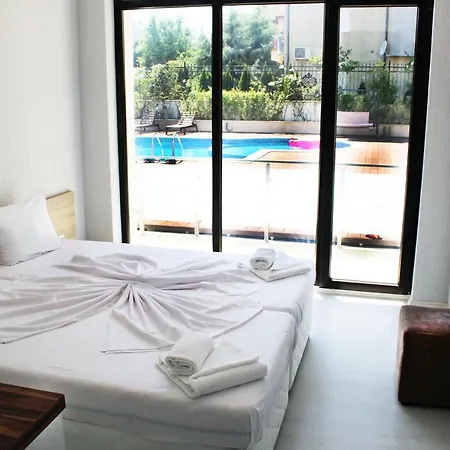 アパートホテル Stamopolu Lux With Pool View